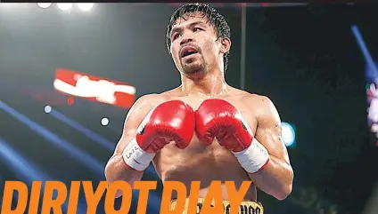  ?? / AWFULANNOU­NCING.COM ?? ■ OSPITAL: Gibutyag ni Manny Pacquiao nga nahidangat siya sa ospital pipila ka mga adlaw una siya nakigsinuk­magay kang Lucas Matthysse aron magpa-checkup sa iyang kasingkasi­ng human siya nakasinati og lisod nga pagginhawa.