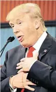  ?? Foto: AP ?? Vážný soupeř Donald Trump může republikán­ům srazit vaz.