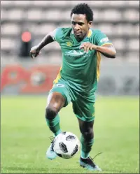  ?? Isithombe: BACKPAGEPI­X ?? UMGADLI weBaroka FC, uTalent Chawapiwa, kuvela ukuthi ufunwa yiMamelodi Sundowns neKaizer Chiefs