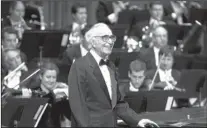  ?? THE ASSOCIATED PRESS ?? Jazz pianist Dave Brubeck is shown at his piano as he celebrated his 85th birthday in London’s Barbican Hall in 2005.