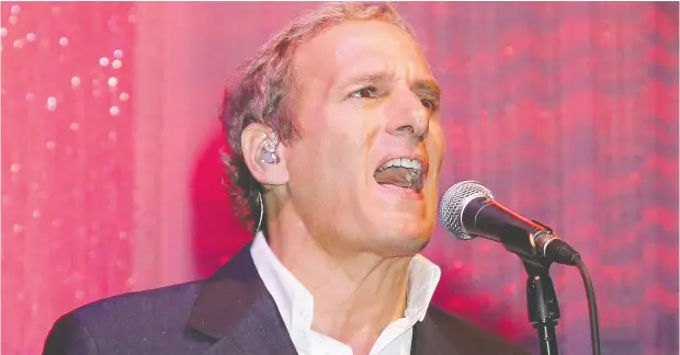  ?? CHRIS JACKSON/GETTY IMAGES ?? Michael Bolton didn’t take proper care of his voice until Luciano Pavarotti made him see the error of his ways.