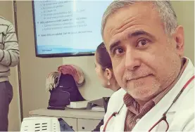  ??  ?? Chilean doctor Sebastian Ugarte.