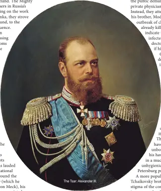  ??  ?? The Tsar: Alexander III.