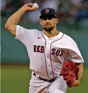  ?? MATT sTONE / HErAld sTAFF FilE ?? TAKING THE BALL: Nathan Eovaldi will start the first game of this weekend’s series against the New York Yankees tonight.