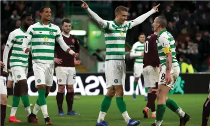  ?? Photograph: Jane Barlow/PA Images ?? Celtic’s supremacy means they can wait for as long as it takes for the league season to resume