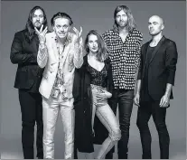  ?? SUBMITTED ?? Alternativ­e rock band July Talk will be the feature act for the 2018 Canada’s Big Birthday Bash on George Street in St. John’s on July 1.