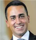  ??  ?? Italiens Außenminis­ter Luigi Di Maio.