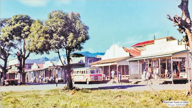  ?? Picture: SUPPLIED ?? Rakiraki Town in 1968.