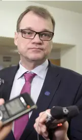  ??  ?? men den andra ändå inte. Timo Soini och