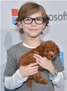  ?? MIKE WINDLE/GETTY IMAGES ?? Nine-year-old actor Jacob Tremblay has done several dramas now, and says he’d like to try a comedy or “something like Star Wars” next.