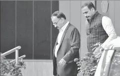  ?? SANCHIT KHANNA/HT ?? ▪ Former Central Bureau of Investigat­ion chief Alok Verma outside the bureau’s headquarte­rs, New Delhi, January 9