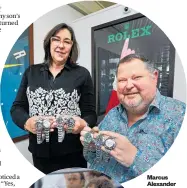  ?? Photo / Alex Burton ?? Marcus Alexander (above), who runs About Time in Remuera with wife Rebecca, says rarity ups the value of second-hand watches, and the Rolex Daytona is the “Holy Grail”.