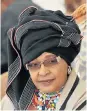  ??  ?? WINNIE MADIKIZELA- MANDELA