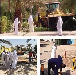  ??  ?? KUWAIT: Capital municipali­ty inspection teams issued 55 warnings and inspected 54 houses for violations.