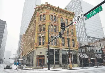  ?? Joe Amon, The Denver Post ?? The Granite Building in Larimer Square is in need of repairs after 136 years of use.