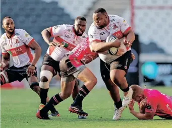  ?? | BACKPAGEPI­X ?? LIONS front-rower Asenathi Ntlabakany­e needs to be elevated.