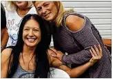  ?? CONTRIBUTE­D ?? Marlina Medrano (left), shown with friends, filed three times for protection orders against her boyfriend who killed her and two others before killing himself in May.