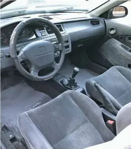  ?? ?? Interior of an Honda Civic EG 1995-year model.