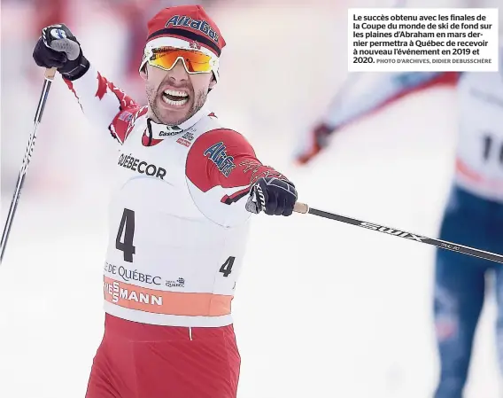  ??  ?? Le succès obtenu avec les finales de la Coupe du monde de ski de fond sur les plaines d’abraham en mars dernier permettra à Québec de recevoir à nouveau l’événement en 2019 et 2020.