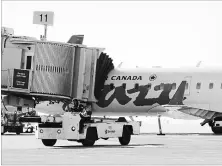  ?? ADRIAN WYLD THE CANADIAN PRESS ?? Air Canada and Chorus Aviation Inc. have extended a purchase agreement by 10 years that will see Chorus subsidiary Jazz Aviation LP continue to provide Canada's biggest airline with regional service through to 2035.