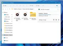  ?? ?? The changes to File Explorer are there within Windows 11 22H2, but they’re subtle. On the bottom side, there is better visibility on how much of Onedrive is in use.