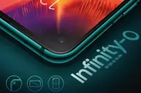  ??  ?? The Samsung A8s features the new Infinity-o display.