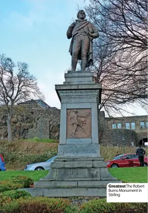  ?? ?? Greatest The Robert Burns Monument in Stirling