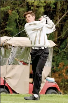  ?? PHOTO PROVIDED ?? Owen Yoder is back for Plymouth golf in his senior year.