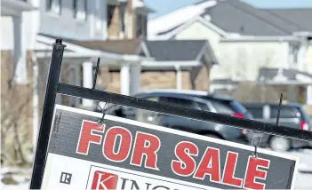  ?? BRIAN THOMPSON/THE EXPOSITOR ?? Ottawa’s new mortgage rule stipulatin­g that prospectiv­e homebuyers qualify based on the Bank of Canada’s posted rate for a five-year fixed-rate mortgage is disrupting the lending world.