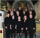  ?? FOTO: PRIVAT ?? Vest-agder kammerkor fremfører Faurés «Requiem» i Vanse kirke, Valle kirke på Vigeland og Flekkefjor­d kirke de naermeste to ukene.