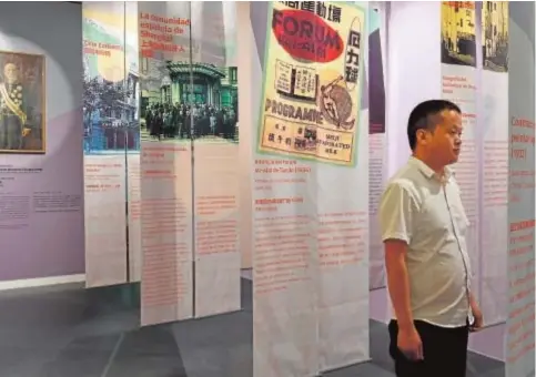  ?? // JAIME SANTIRSO ?? SUEÑO ESPAÑOL EN CHINA
Uno de los salones de la exposición ‘El sueño de España en China’ (arriba) que se muestra en el Instituto Cervantes de Pekín
