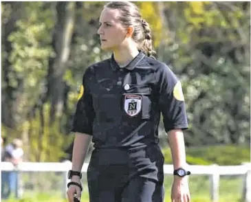  ?? ?? L’avranchina­ise Pauline Mazier, arbitre de football, portera la flamme olympique le 31 mai 2024.