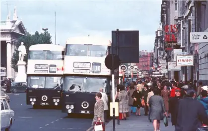  ?? ?? Dublin in the 1970s. Photograph: Uwe Deffner/Alamy