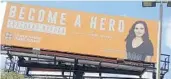  ?? LESLIE POSTAL/ORLANDO SENTINEL ?? The Orange County school district has used billboards near UCF, among other strategies, to recruit new teachers.