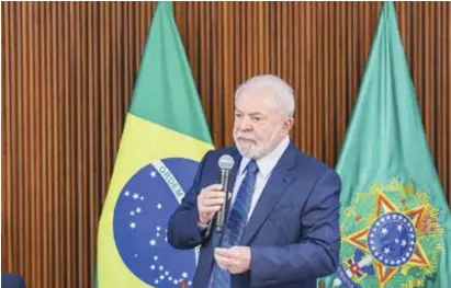  ?? RICARDO STUCKERT/PR ?? presidente Luiz Inácio Lula da Silva