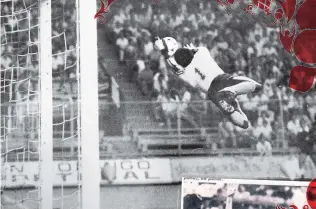  ??  ?? portero. "tile" Arzú se lució contra España en el mundial del 82.