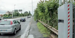  ??  ?? L’autovelox di viale Etruria, tra i più «attivi» di Firenze