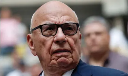  ?? Photograph: Mike Segar/Reuters ?? Rupert Murdoch will sit for deposition via video link on 13 and 14 December.