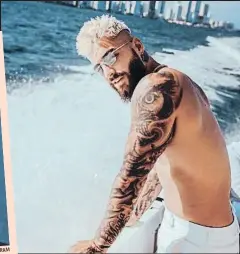  ?? MALUMA / INSTAGRAM ?? Maluma ha fet 26 anys