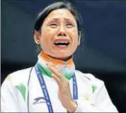  ?? GETTY ?? Sarita Devi refused her 2014 Asian Games bronze in protest.