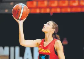  ??  ?? Tamara Abalde, descartada después de haber participad­o en el torneo de València FOTO: EFE