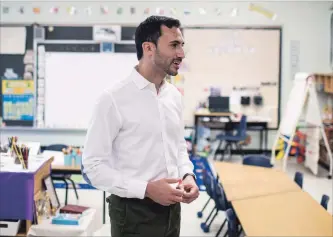  ?? NICK KOZAK TORONTO STAR FILE PHOTO ?? “For me, this curriculum really does reflect a priority of the government’s, of educators, of parents and of (society) of keeping kids safe,” Education Minister Stephen Lecce said.