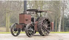  ?? COURTESY PHOTO ?? This 1911 Marshall Colonial Tractor sold last year at auction for $535,000.