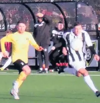  ?? Picture by Steve Straw. ?? ■ Action from Shepshed Dynamo’s win over Harborough Town.