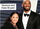  ??  ?? Vanessa and Kobe Bryant