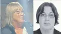  ?? ?? Rachel Armstrong’s real name is Racheal Gray. The picture on the right is her in 2009, after she burnt her family home in a botched insurance fraud attempt.