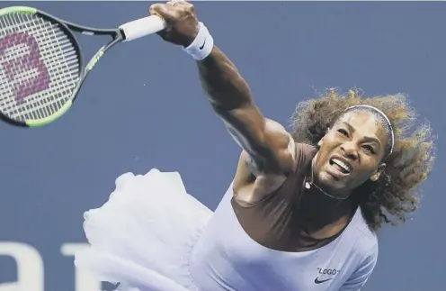  ??  ?? Following a near-death experience after giving birth, a more relaxed Serena Williams is homing in on Margaret Court’s grand slam record.