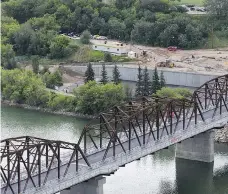  ??  ?? The rebuilt Traffic Bridge will open to vehicles on Oct. 3.