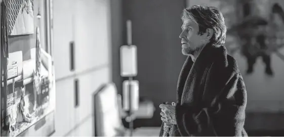  ?? Focus Features ?? In “Inside,” an art thief, played by Willem Dafoe, accidental­ly locks himself inside an unoccupied penthouse with only the owner’s art collection to keep him company.
