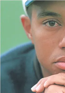  ?? Pictures: Getty Images. ?? Clockwise from right: Tiger Woods; Woods playing Carnoustie in 1999 and in 1995.